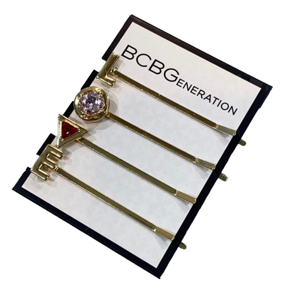 BCBGeneration Love Gold Dipped Hairpins - Picture 3 of 6